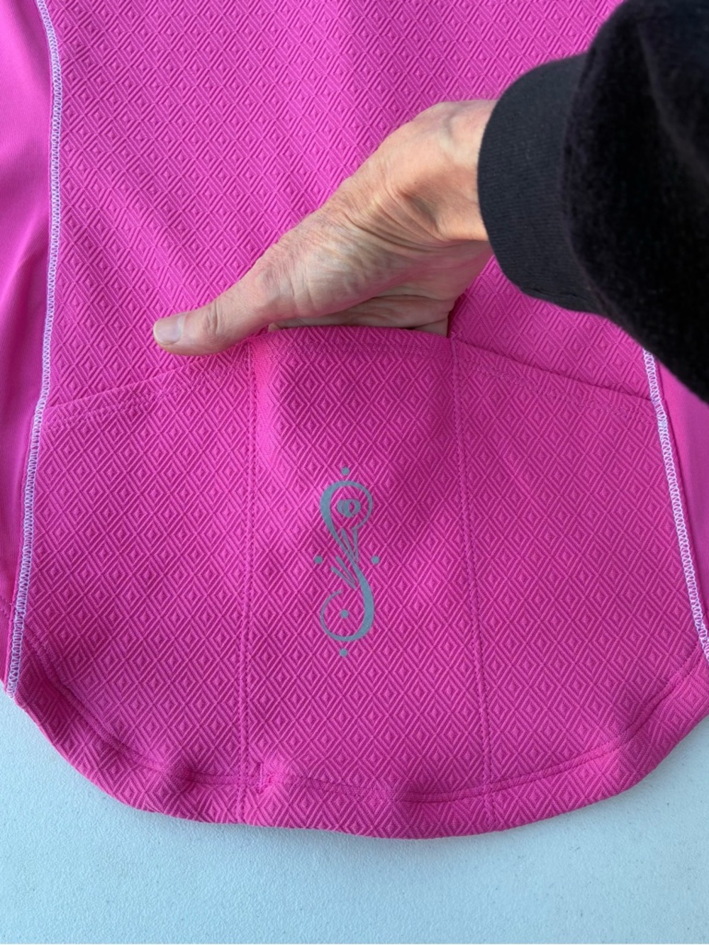 Pearl Izumi Women's Bright Pink Short Sleeve Cycling Jersey - Picture 5 of 7